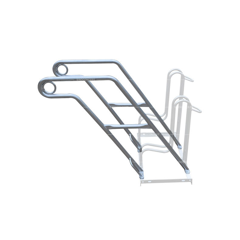 Lockable steel cycle stand also called floor bike rack 460 type made of steel for cycle parking function