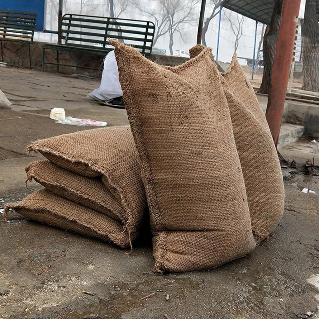 The weight of a typical sandbag
